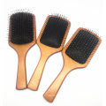 Wooden Grooing Paddle Hair Brush for Scalp Massage